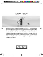 SATA HRS Operating Instructions Manual preview