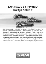 SATA jet 100 B F RP Operating Instructions Manual preview