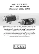 SATA LPS R 2000 Operating Instructions Manual preview