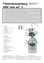 SATA Mini Set 2 Operating Instructions preview