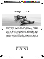 SATA satajet 1000 b Operating Instructions Manual preview