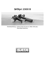 SATA SATAjet 1500 B Operating Instructions Manual preview