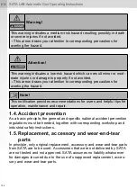 Preview for 124 page of SATA SATAjet 2000 LAB HVLP Operating Instructions Manual