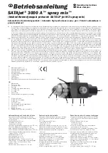 SATA SATAjet 3000 A spray mix Operating Instructions Manual preview