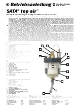 Предварительный просмотр 1 страницы SATA TopAir 89086 Operating Instructions