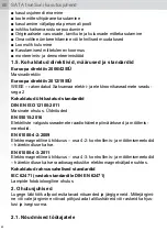 Preview for 60 page of SATA TrueSun Operating Instructions Manual