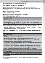 Preview for 15 page of SATA Vision 2000 Operating Instructions Manual