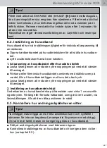 Preview for 487 page of SATA Vision 2000 Operating Instructions Manual