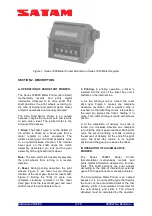 Предварительный просмотр 4 страницы SATAM 7888 Series Description, Installation, Operations And Maintenance Manual