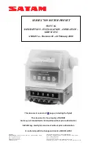 SATAM 7889 Series Description, Installation, Operations And Maintenance Manual preview