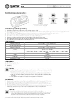 Preview for 3 page of SATAM 90767 Operating Instructions Manual