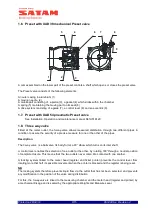 Предварительный просмотр 9 страницы SATAM ZC 12 Description, Installation, Operations And Maintenance Manual