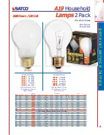 Предварительный просмотр 12 страницы Satco Products S1383 Catalogue