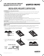 Satco Nuvo 65-497 Installation And Safety Instructions preview