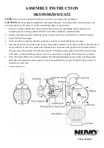 Satco Nuvo Lighting 60-630 Assembly Instruction preview