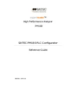 Satec Expertmeter PM180 Reference Manual preview