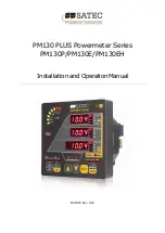 Предварительный просмотр 1 страницы Satec PM130 PLUS Installation And Operation Manual