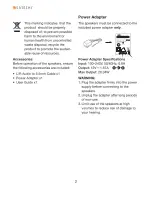 Preview for 3 page of Satechi AirBass Active ST-SX200 User Manual