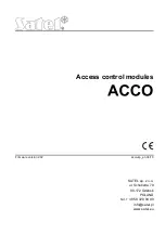 Satel ACCO Manual preview