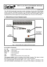 Satel ACX-100 Manual предпросмотр