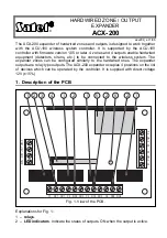 Satel ACX-200 Manual preview