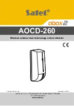 Satel AOCD-260 Manual предпросмотр