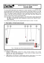 Preview for 1 page of Satel CA-64 ADR Manual