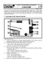 Satel CA-64 SM Manual preview