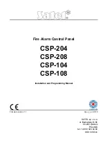 Satel CSP-104 Installation And Programming Manual preview