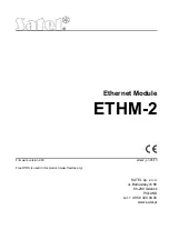 Satel ETHM-2 Manual предпросмотр