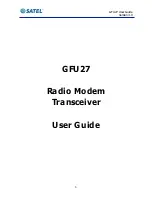 Preview for 1 page of Satel GFU27 User Manual