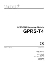 Preview for 1 page of Satel GPRS-T4 Manual