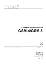 Предварительный просмотр 1 страницы Satel GSM-4 Manual