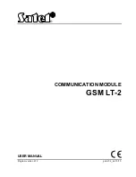 Preview for 1 page of Satel GSM LT-2 User Manual