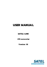 Satel i-LINK 100 User Manual preview