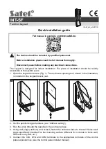 Satel INT-SF Quick Installation Manual предпросмотр