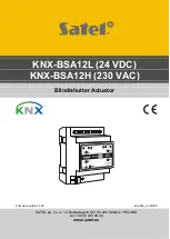 Preview for 1 page of Satel KNX-BSA12H Manual