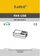 Preview for 1 page of Satel KNX-USB Manual