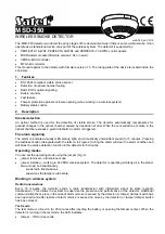 Satel MSD-350 Manual preview