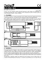 Preview for 1 page of Satel S-1 Quick Start Manual