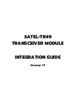 Satel SATEL-TR49 SnapOn Integration Manual предпросмотр