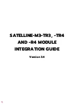 Satel SATELLINE-M3-R4 Integration Manual предпросмотр