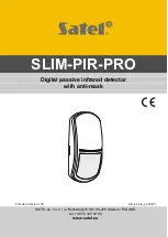 Preview for 1 page of Satel SLIM-PIR-PRO Manual