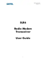 Satel slr6 User Manual preview