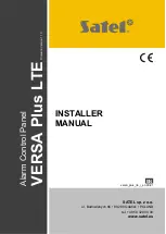 Satel VERSA Plus LTE Installer Manual preview