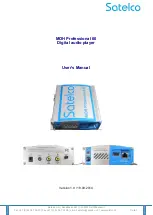 Satelco MOH Professional 60 User Manual preview