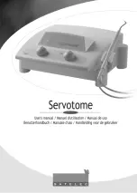 Satelec Servotome User Manual preview