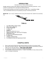 Preview for 2 page of Satellite PolyPortables TUFWAY Assembly Instructions Manual