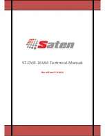 Saten ST-DVR-16LA4 Technical Manual preview