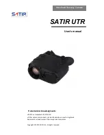 Предварительный просмотр 1 страницы Satir UTR User Manual